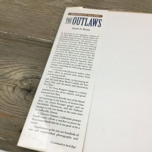 The Outlaws By James D. Horan Hardcover Book - Picture 4 of 10